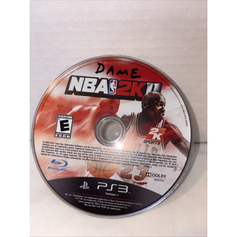 NBA 2K11 Basketball video Game For Playstation Three Console